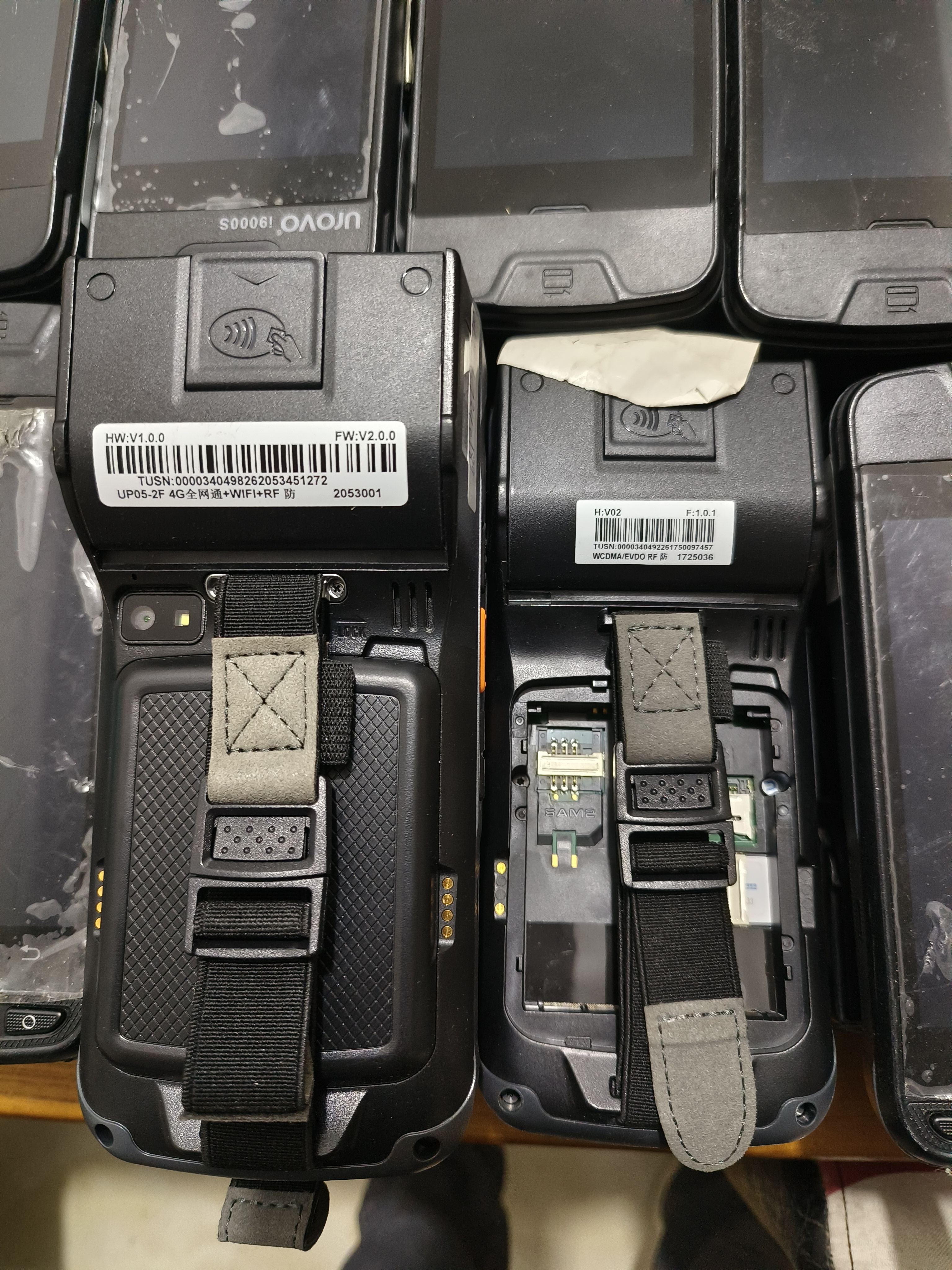 Urovo-Terminal de pago inteligente i9000S, dispositivo portátil con pantalla táctil de 5 pulgadas, Android 5,1, WCDMA, RF, 1 + 8 Ram, con impresora