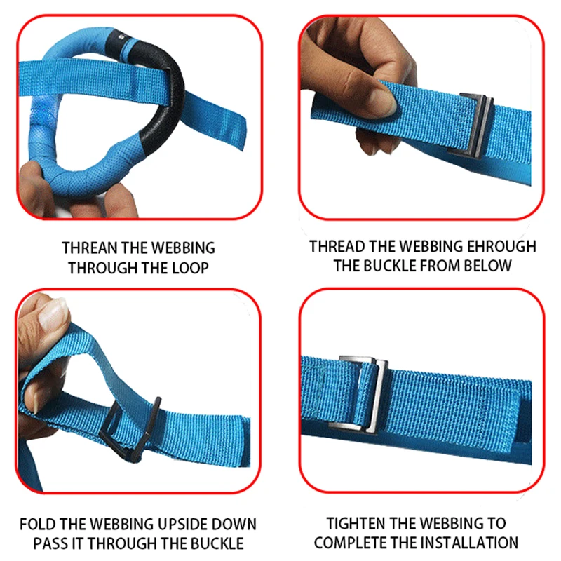 แหวนยิมนาสติกเด็กกีฬาของเล่นลื่นแหวน Swing สายรัดปรับ Pull-up ออกกําลังกายยิมนาสติกฟิตเนสอุปกรณ์ของเล่น