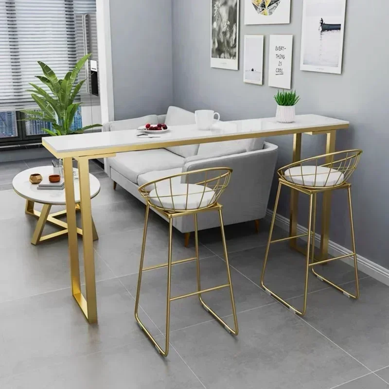 Coffee Home Bar Counter Table Breakfast Modern Living Room Balcony Bar Tables Kitchen Nordic Tavolo Da Bar Alto Furniture
