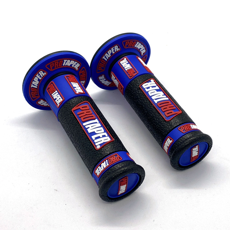 Manopla universal para guidão de motocicleta, 7/8 ''22mm, design antiderrapante, capa decorativa, acessórios de modificação