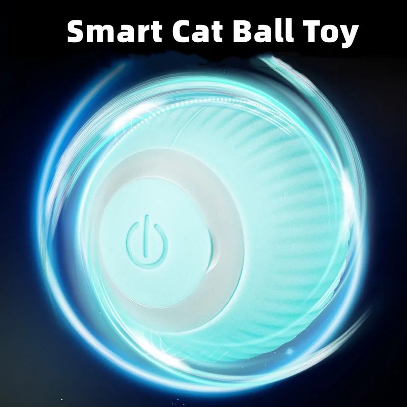 ไฟฟ้าของเล่นแมวอัตโนมัติRollingสมาร์ทของเล่นแมวInteractiveสําหรับแมวการฝึกอบรมSelf-Movingลูกแมวของเล่นสําหรับเล่นในร่ม