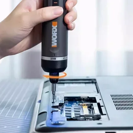 Worx-Juego de destornilladores eléctricos de 4V WX242, destornillador eléctrico inalámbrico inteligente portátil, Mini taladro eléctrico, herramienta eléctrica de reparación para el hogar
