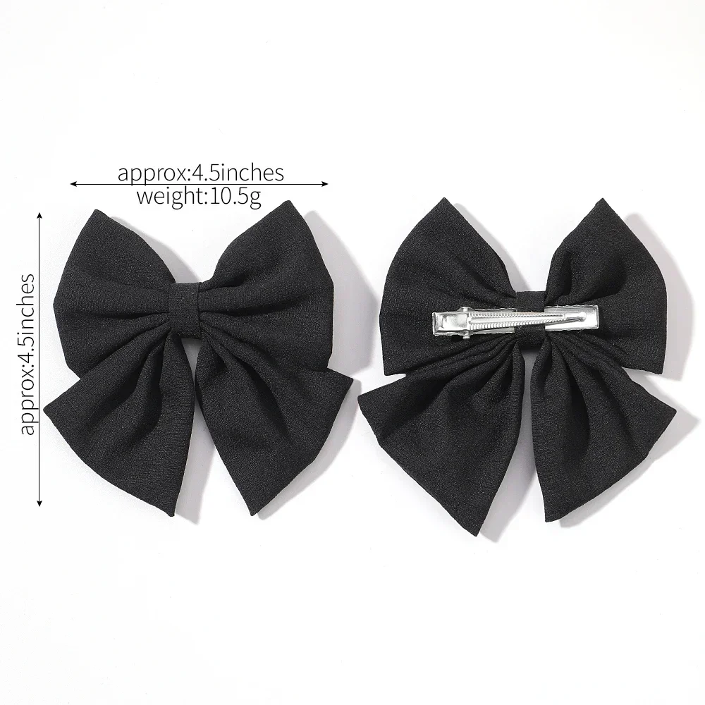 2 ชิ้น/เซ็ต 4.5 "Cheer Bow คลิปผมสําหรับเด็กน่ารัก Grosgrain ริบบิ้น Hairgripes สาวที่ละเอียดอ่อน Bowknot HairPins เด็ก Headwear ชุด