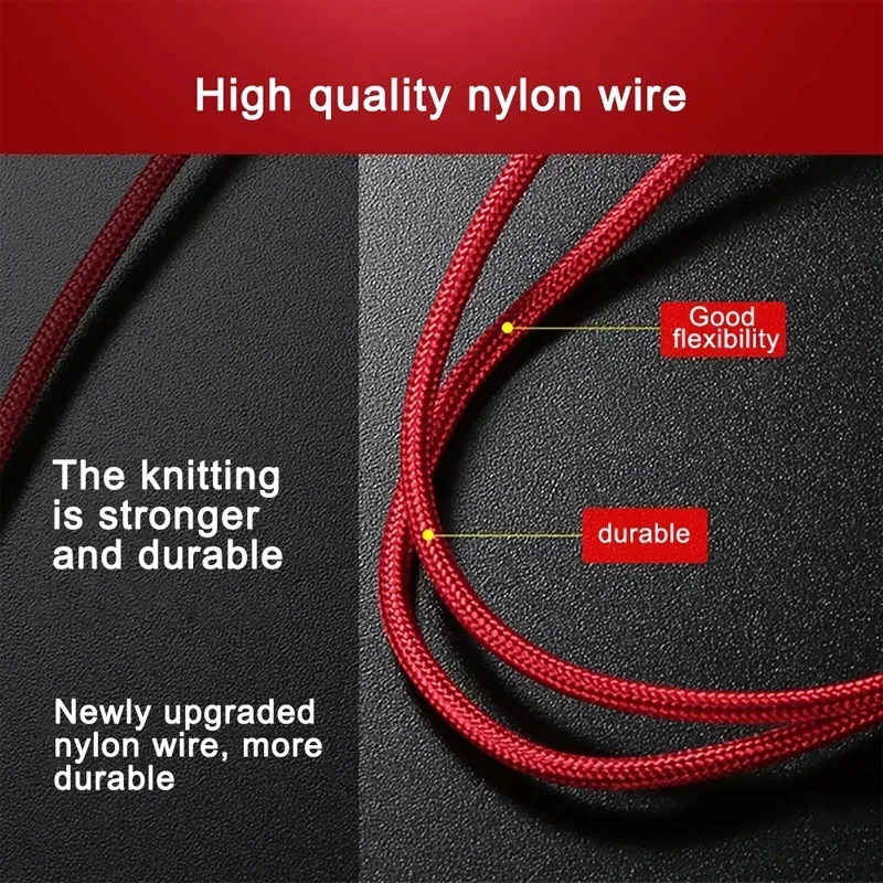 3 IN 1 USB Cable Micro USB Type C Charger Cable Multi Usb Port Fast Charging Cord For iPhone 11 12 13 Pro Max Xiaomi  Samsung
