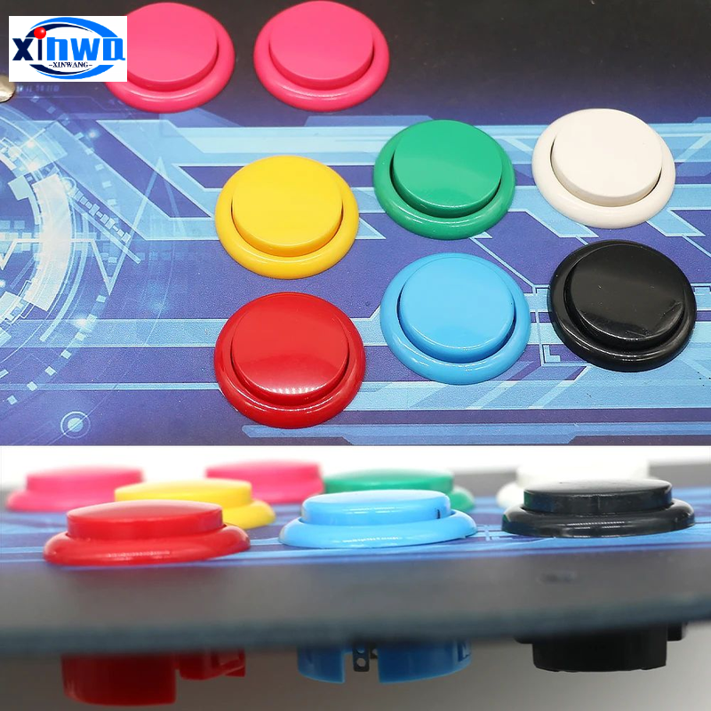 10pcs Baolian 24mm 30mm Push Button Micro Switch Game Arcade Sanwa Hitbox Controller Neo Geo Joystick Console Diy Pinball Parts