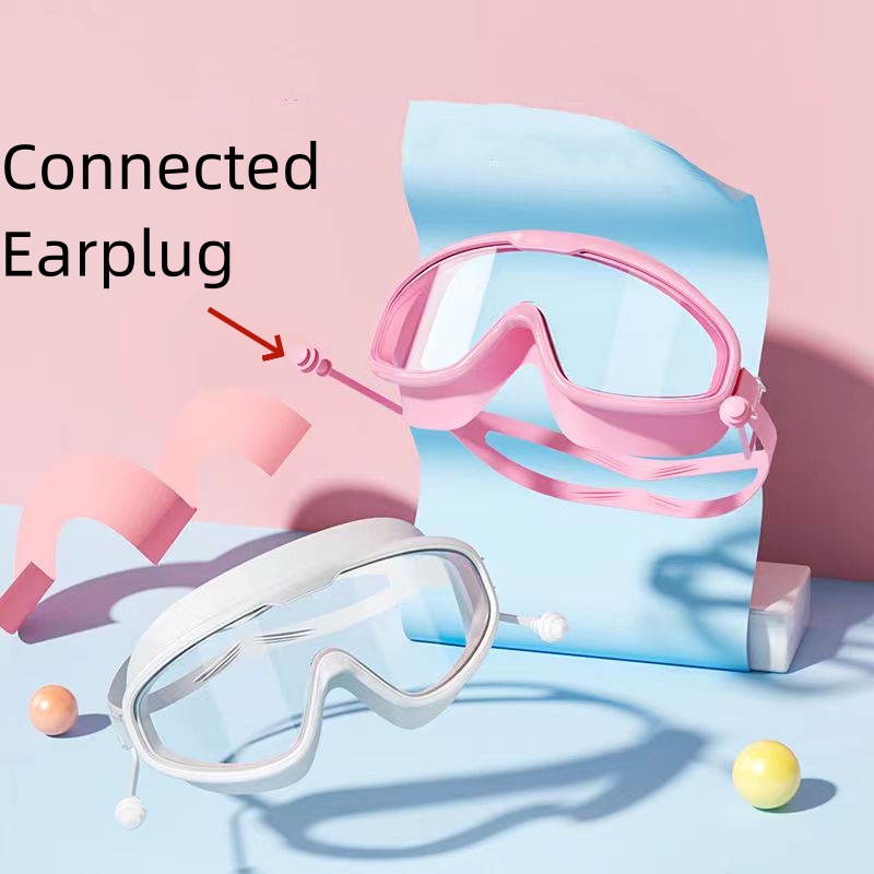 スイミングゴーグル ビッグフレーム スイミングゴーグル ビッグフレーム HD ワイドビュー 曇り止め UVカット スイミングゴーグル 大人用 漏れなし