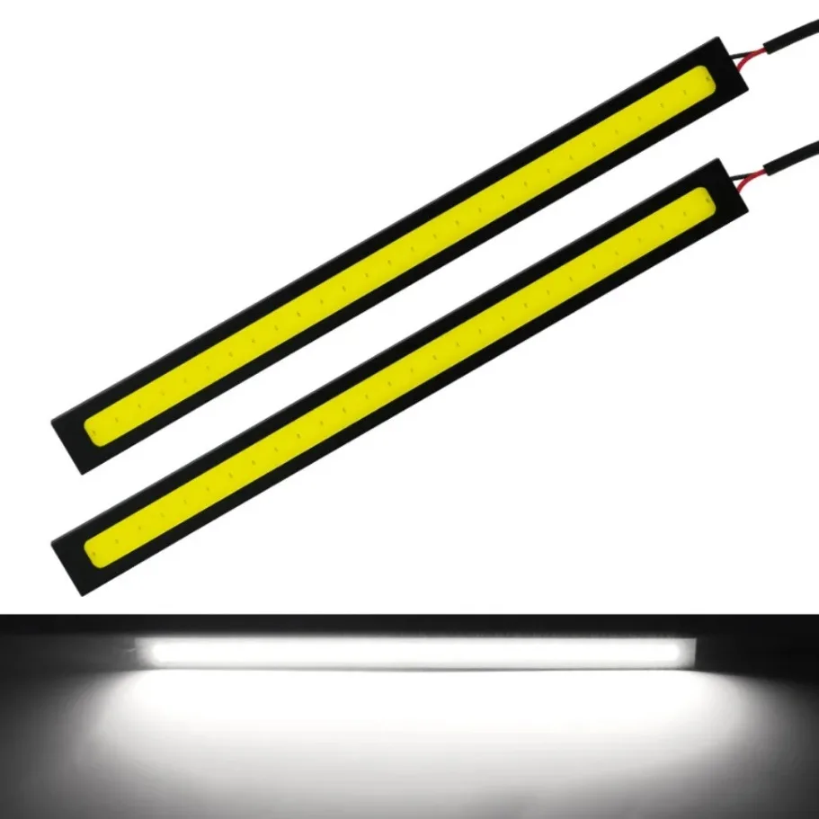 10 pieces Super Bright LED COB Fog Daytime Running Light 17cm  Waterproof 12V 6500K Car Light Auto Interior Styling Bar Lamp