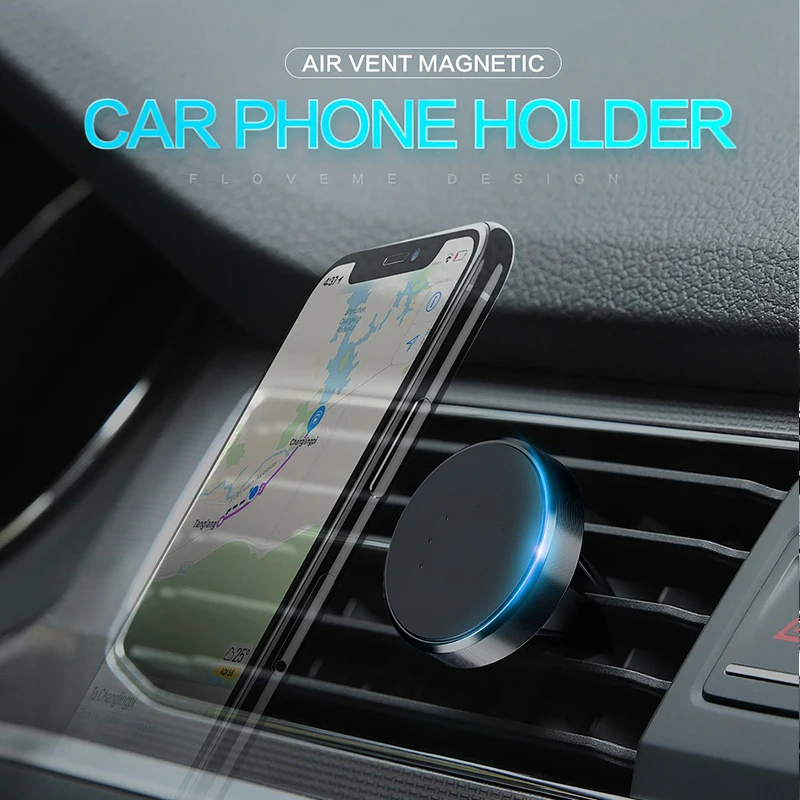 Strong Magnetic Car Phone Holder Universal Car Air Vent Smartphone Stand Cellphone GPS Bracket For iPhone Xiaomi Samsung Holder