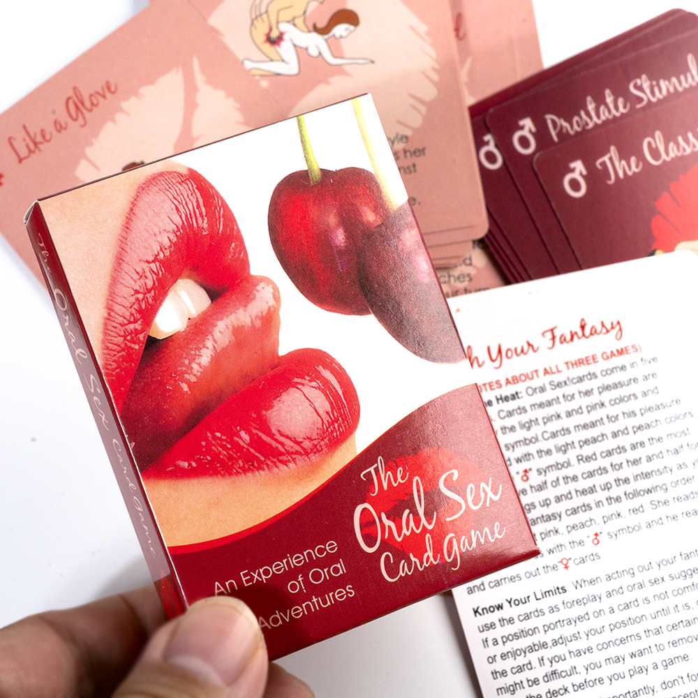 Newest Oral Card Game Bedroom a Year of Pack With 50 Different Foreplay Position For Couple Postion Games