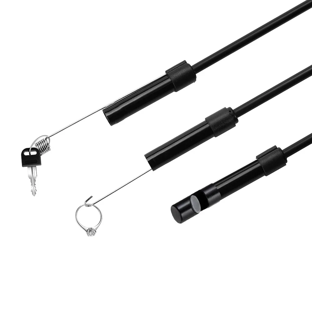 5,5 mm USB Typ-C Android Endoskop Kamera Flexible Schlange USB Typ C Hartdraht 1M 2M 3M 5M 10M Kabel Inspektionskamera Endoskop