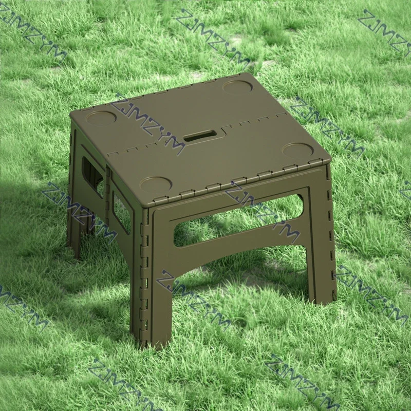 Conjunto De Mesa De Plástico De Acampamento Portátil, Mesa Dobrável Ao Ar Livre, Equipamento De Piquenique Simples, Suprimentos