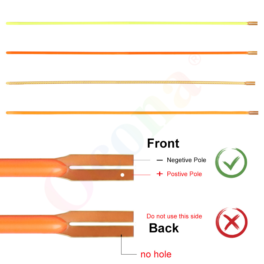 Gratis gesneden flexibele LED-filament voor LED-lamp DIY 110 mm 300 mm DC 3V Lampaccessoires Diode DIY-onderdelen Roze Wit Rood Ijsblauw 2700K