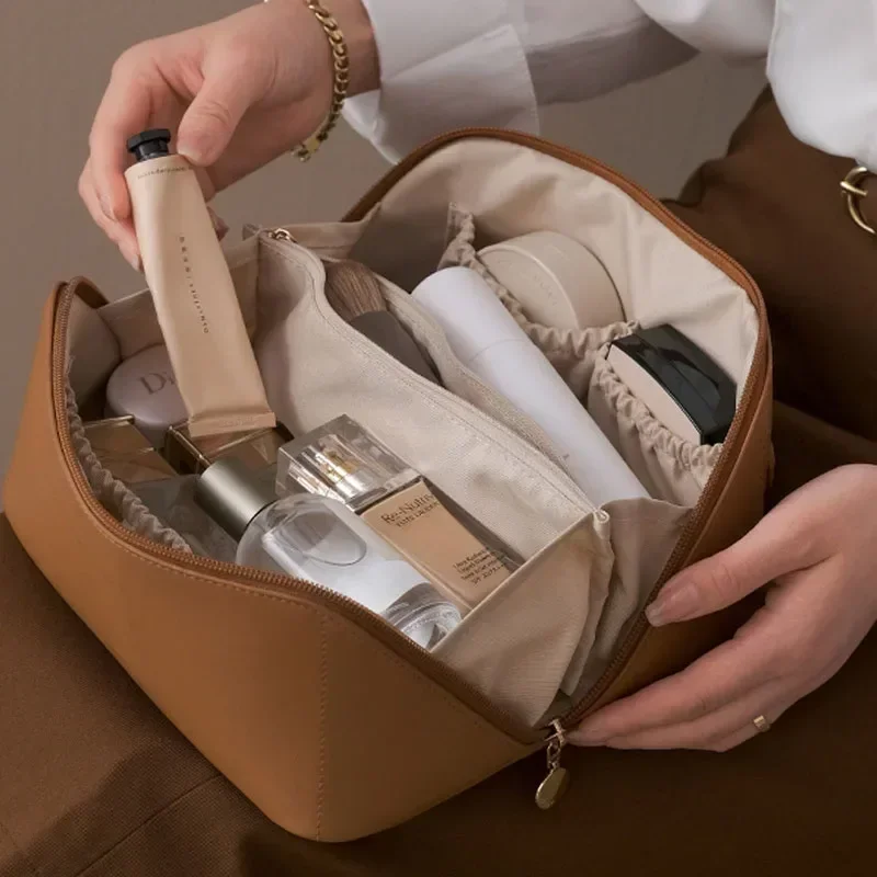 Make-up organisator Vrouwelijke toilettas Tas Make-up tas Opbergtas Luxe Lady Box, make-up tas, organisator tas voor reizen met ritssluiting