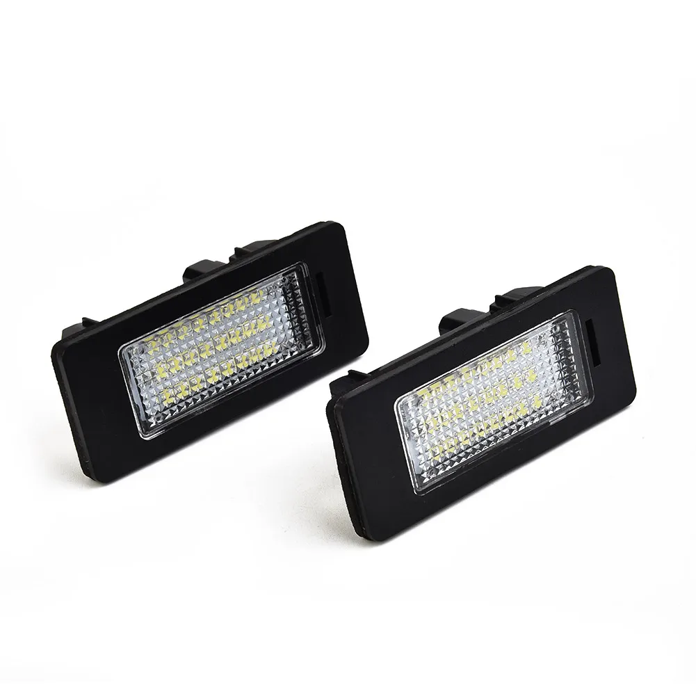 2 ชิ้น 24LED จํานวนแผ่นป้ายทะเบียนสําหรับ BMW E90 M3 E92 E70 E39 F30 E60 E61 E93 รถผลิตภัณฑ์ใบอนุญาตไฟ