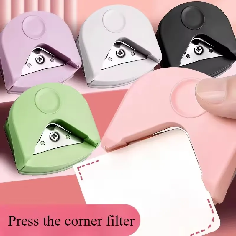 $5.87 Import charges included circle cutter button maker Corner round machine corner punching portable paper cutter card photo