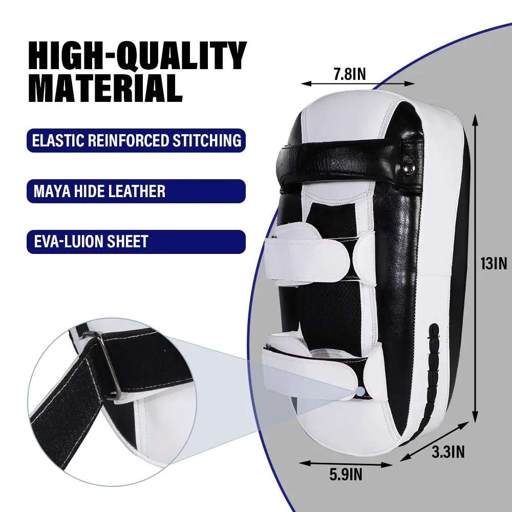 Lekaro Boxing Pu Kick Pad Muay Thai Sanda Foot Target High Elastic Training Block combattimento libero Mma Taekwondo Sanda Hand Target