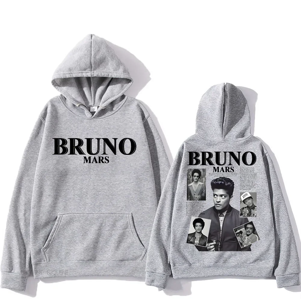 Bruno marte com capuz streetwear feminino goth y2k roupas moletom de lã para outono/inverno hip hop roupas sudaderas retro com capuz