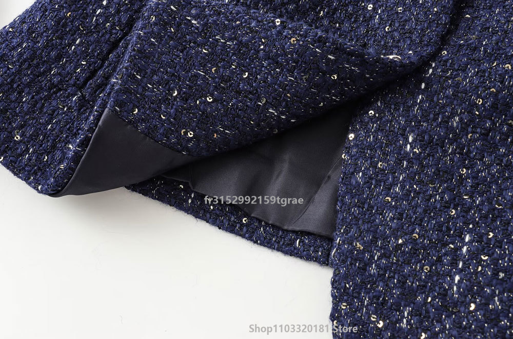 Damen Tweed Weste mit Gürtel, O-Ausschnitt, ärmel los, Front knopf, Damen oberbekleidung, schicke Tops, Mode