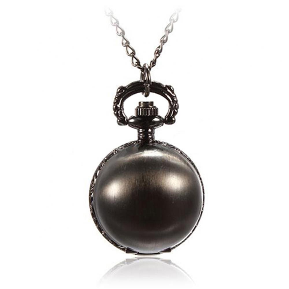 Relógio de bolso de quartzo colar pingente presentes para mulher homem com corrente fob steampunk colar de quartzo pingente corrente relógio de bolso