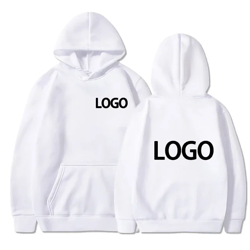 Pulôver com capuz masculino e feminino, roupas casuais soltas de equipe personalizada, moderno e personalizado 80% poliéster, 20% algodão