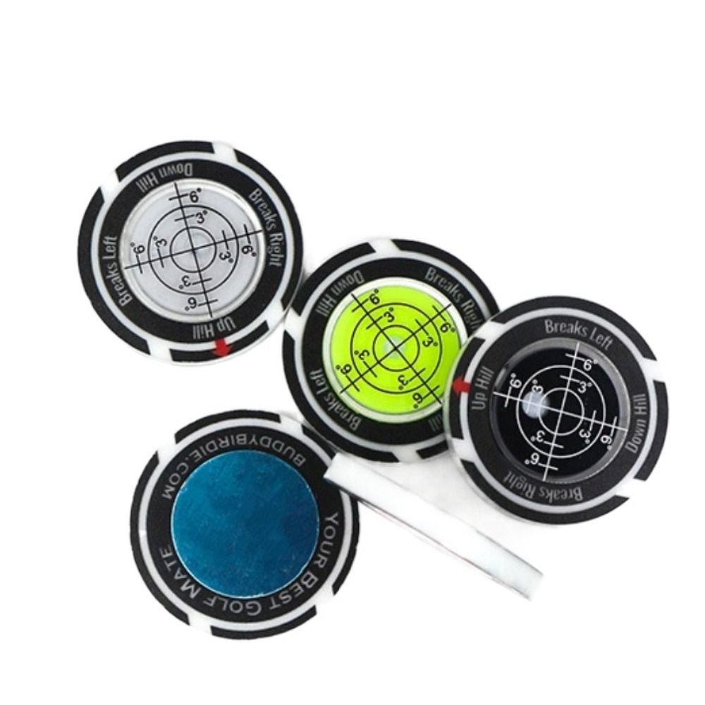 High Precision Golf Tools Leveler Clear&Transparent Ball Marker Golf Slope Meter Easily Use Training Tool Golf Spirit Level