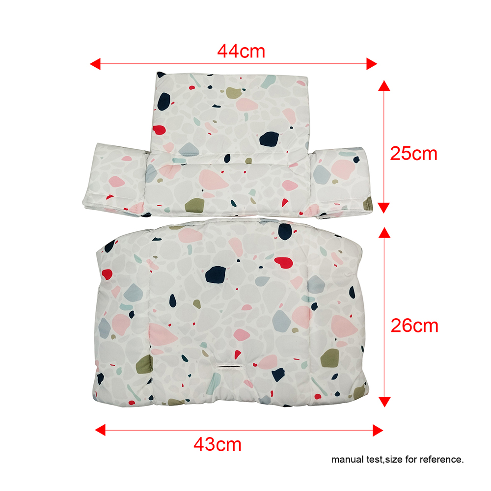 Almofada de assento de bebê para cadeira alta stokke tripp trapp fezes de crescimento cadeira de jantar com encosto capa de pano acessórios de substituição