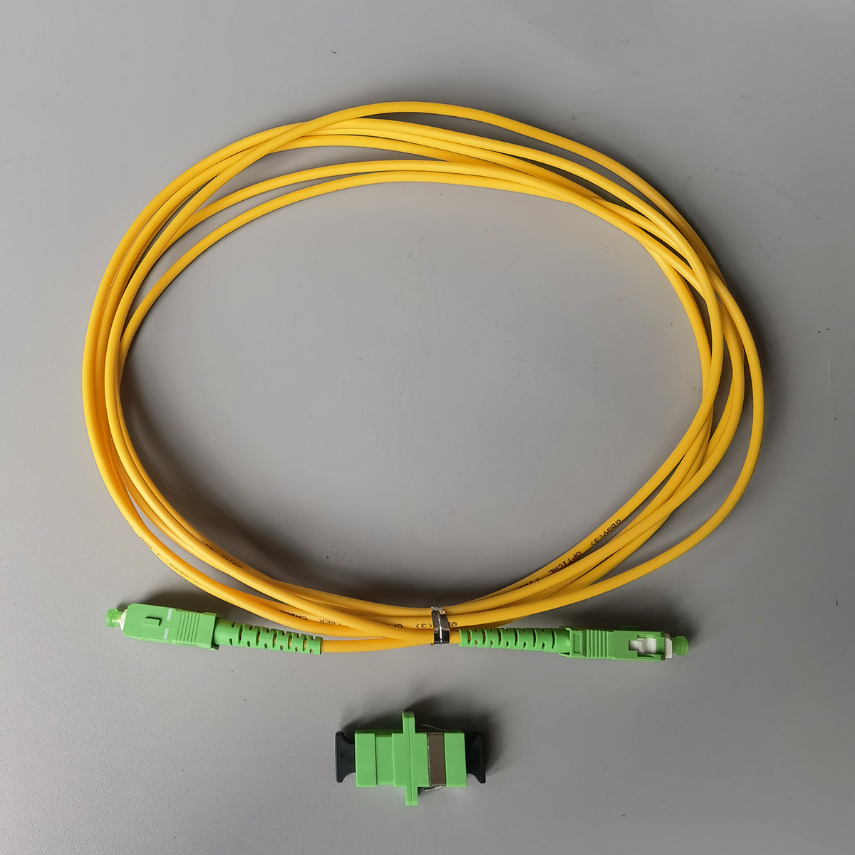 Cabo de fibra óptica 1.5m/2m/3m/5m/10m/15m sc/APC-SC/apc interno fttr cabo de extensão de modo único adaptador gratuito fibra óptica