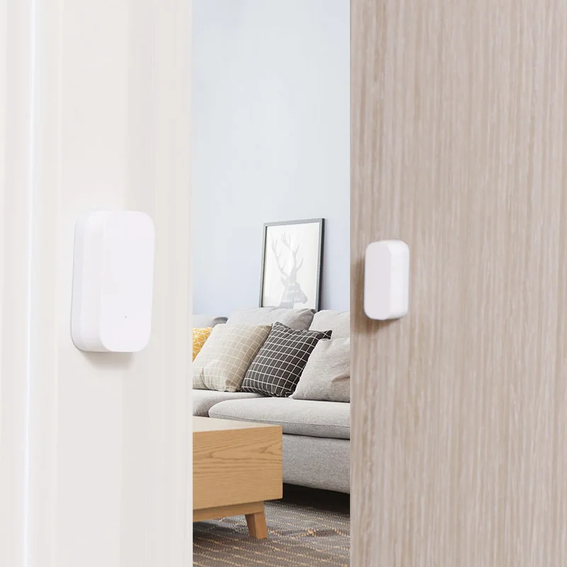 Оптовая продажа Aqara датчик двери и окна ZigBee беспроводное соединение умный датчик двери MCCGQ11LM работает с приложением XiaoMi Home Homekit