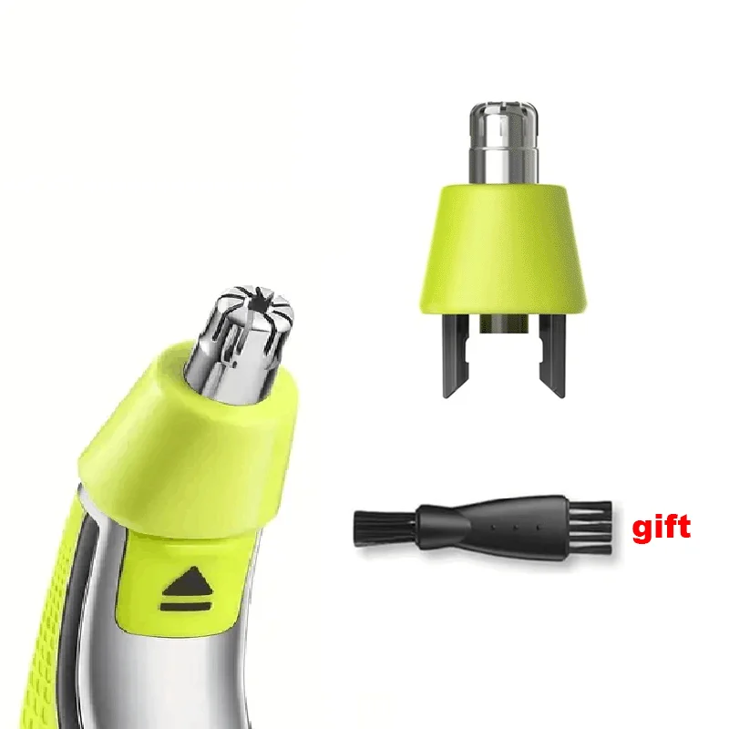 1 stks Neushaartrimmer Vervangingshoofden Compatibel voor Philips One Blade & OneBlade Pro Scheerapparaat Waterdichte Dual Edge Messen