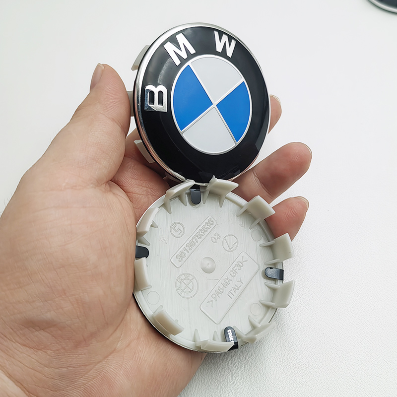Centre de roue de voiture, 4 pièces, bleu blanc, 56MM 68MM, capuchons Hup, pour BMW E36 E39 E46 E60 E90 E90 F10 F30 G20 G21 G30 G11 F15 X5