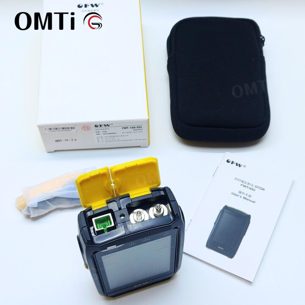 OMTiG-Mini OTDR, fibra activa, prueba en vivo, 1550nm, 20dB, OFW, reflectómetro óptico, pantalla táctil, OPM, OLS, VFL, probador, conector Sc