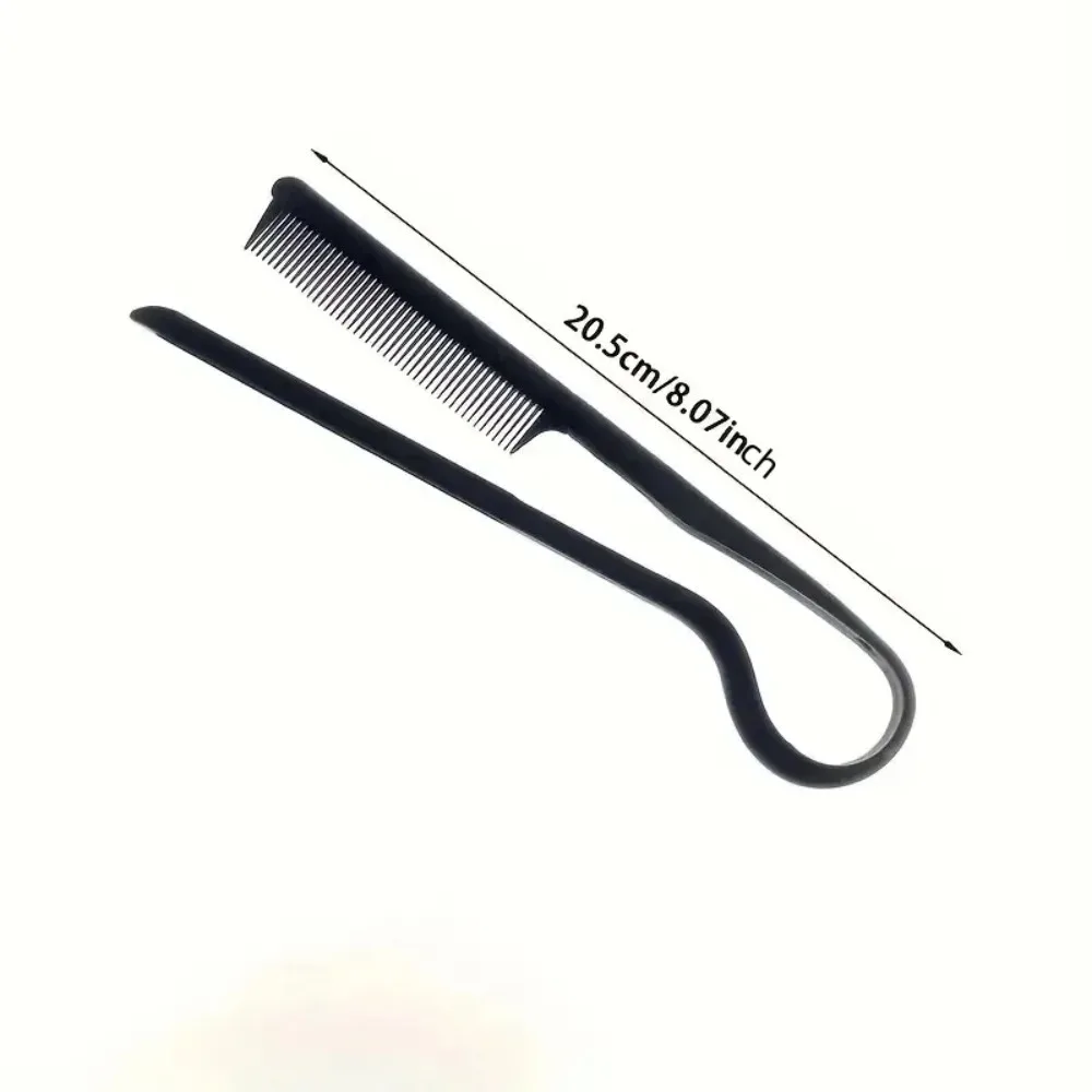Styling dei capelli Pettine a V Pettine per rifinitura dei capelli disordinato Pettine per stecca per lisciare Strumento per capelli Clip per lisciare Parrucchiere Pettine con cucitura a V