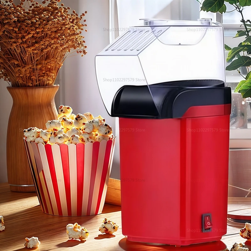 Mini maszyna do popcornu, małe elektryczne urządzenia gospodarstwa domowego dla dzieci, w pełni automatyczna maszyna do popcornu szybkie nagrzewanie i dostawa