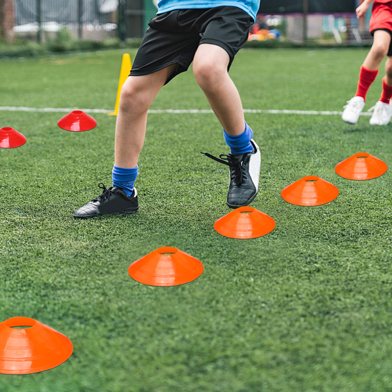 屋外スピード敏捷性はしごセット、サッカートレーニング、ディスクロゴ、収納バッグ、1セット