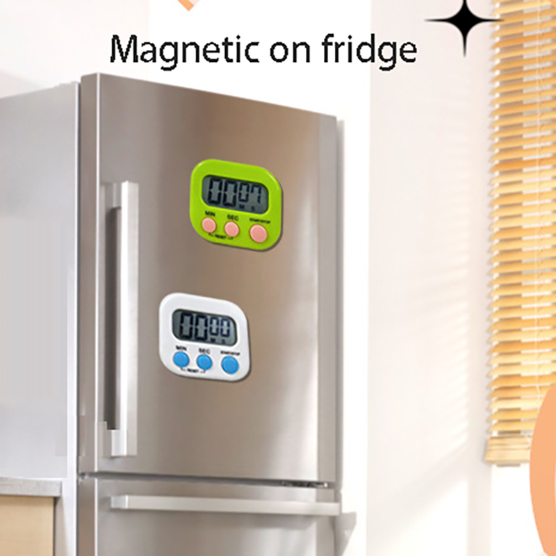 Digital Kitchen Timer for 99 minutes Cooking Countdown with Magnetic Tool Timing Cook Friendly Alarm Clock Counter with Stand