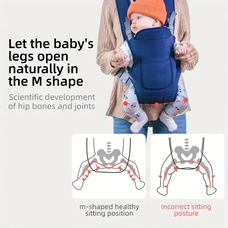 Marsupio versatile per tutte le stagioni Marsupio multifunzionale a spalla Quattro metodi di trasporto davanti e dietro