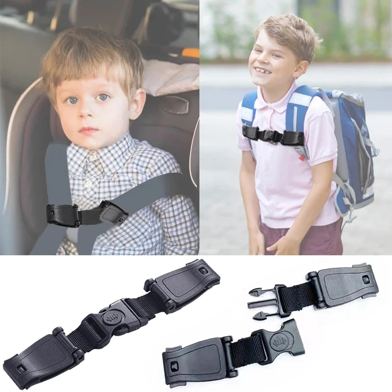 Hebilla de Clip de fijación para pantalones de bebé, vendaje antideslizante para mochila escolar, correa de hombro para niños, hebilla de cinturón de seguridad anticaída