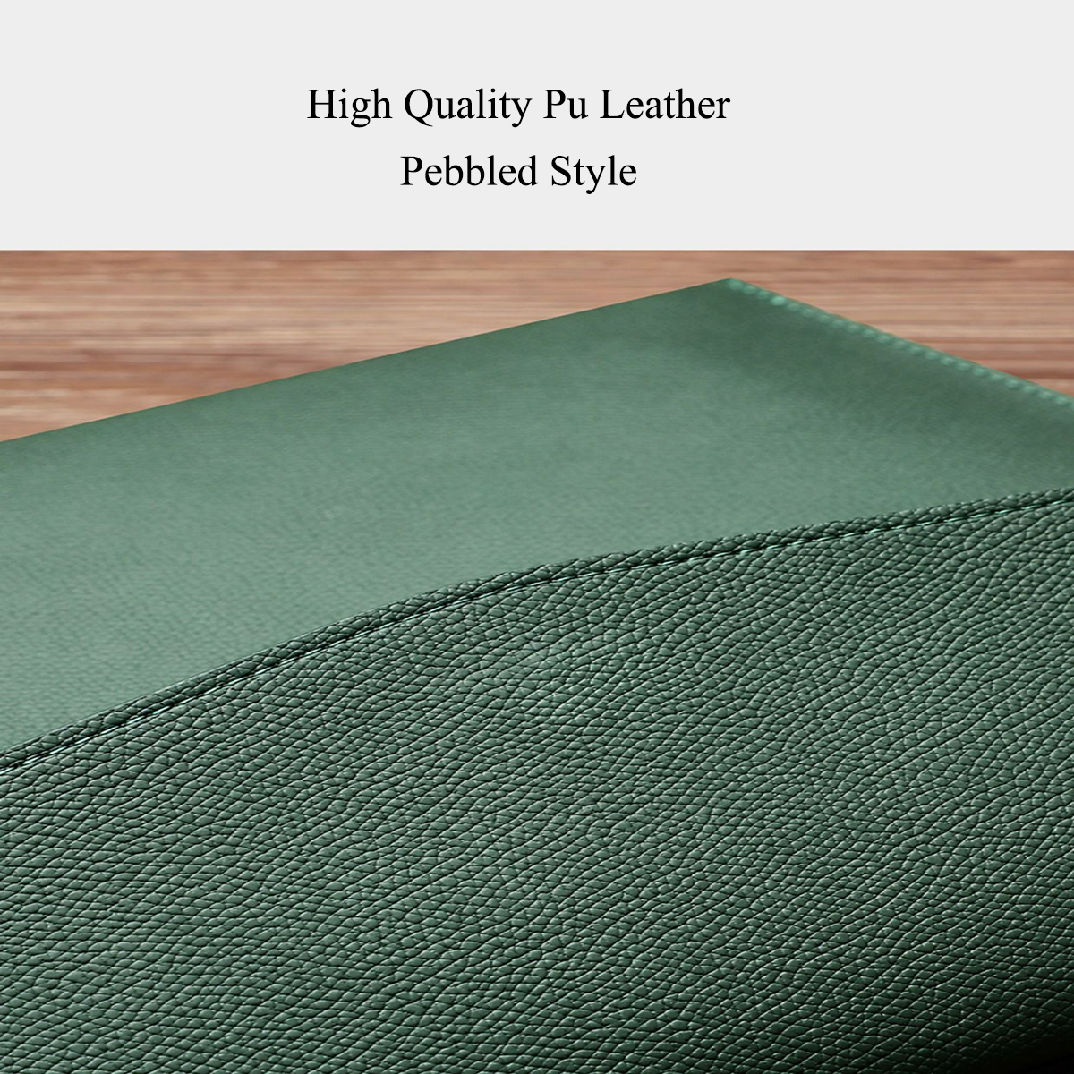 Carpeta de archivos A4, porta documentos de cuero PU, portafolio impermeable, funda cartuchera, botón magnético, iniciales personalizadas