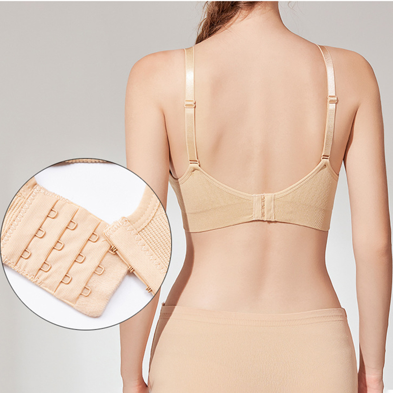 Reggiseno per allattamento con fibbia frontale monomando di alta qualità Reggiseno per allattamento traspirante per donna Intimo per allattamento Reggiseno premaman senza cuciture Push Up