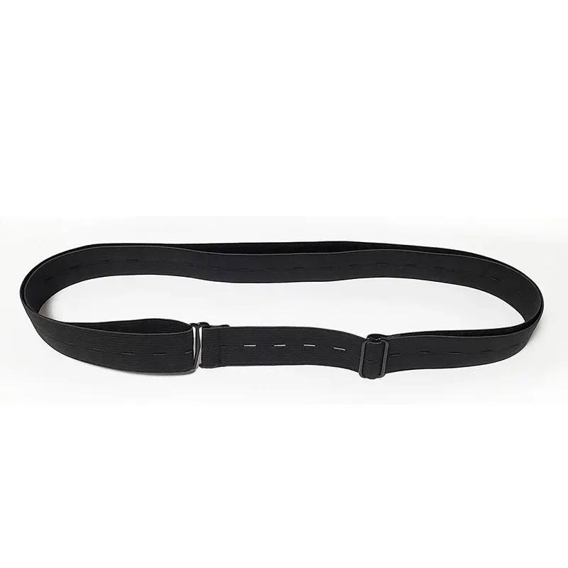 Cinturón de seguridad para camisa de hombre y mujer, 2,5 cm/1 pulgada, mantiene la camisa se doblada en elástico ajustable, antideslizante, soporte para camisa, cinturón de bloqueo