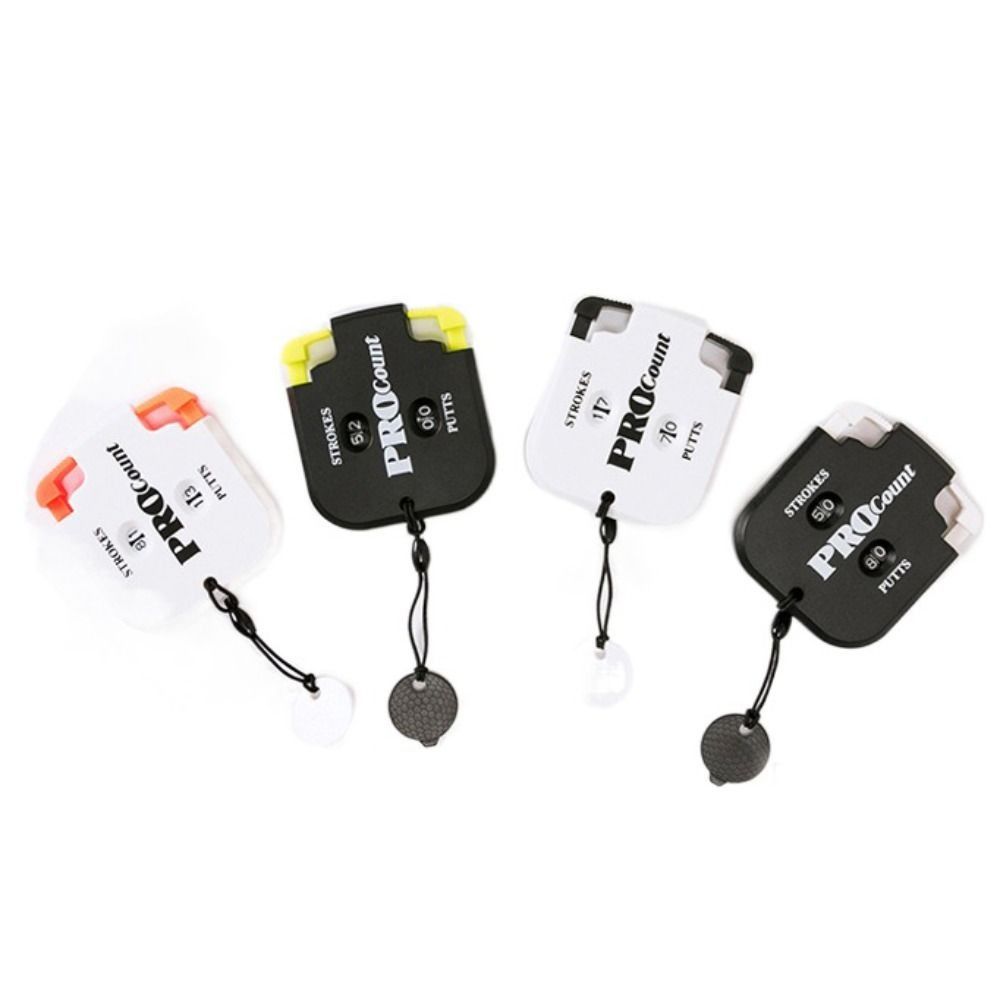 Golf Shot Count Stroke Putter, Putt Counter, Dois Dígitos, Pontuação Keeper com Chaveiro, Golf Training Aids, Acessórios de golfe