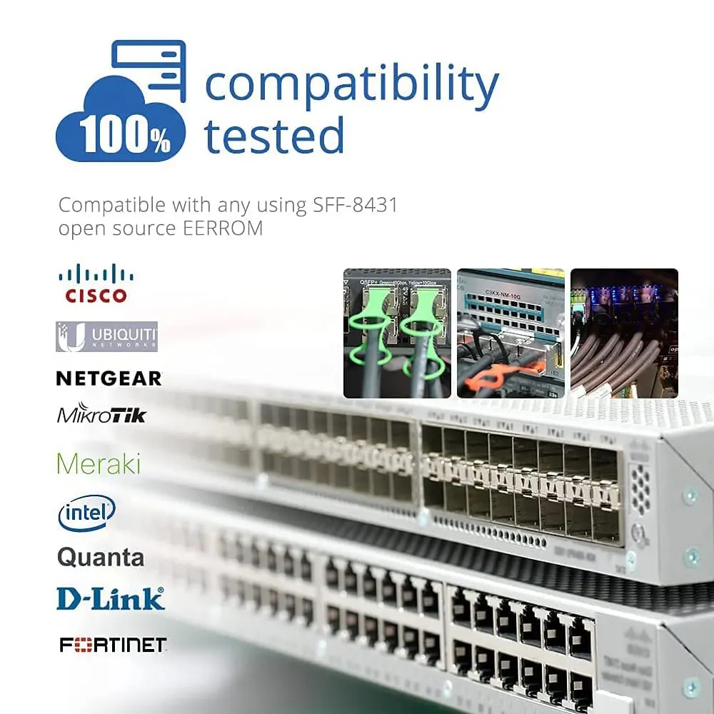ZoeRax 10G SFP+ Twinax DAC-Kabel, passives Direct Attach-Kupfer, 0,5–7 m, kompatibel mit Cisco/MikroTik/HP/Intel usw. Switch