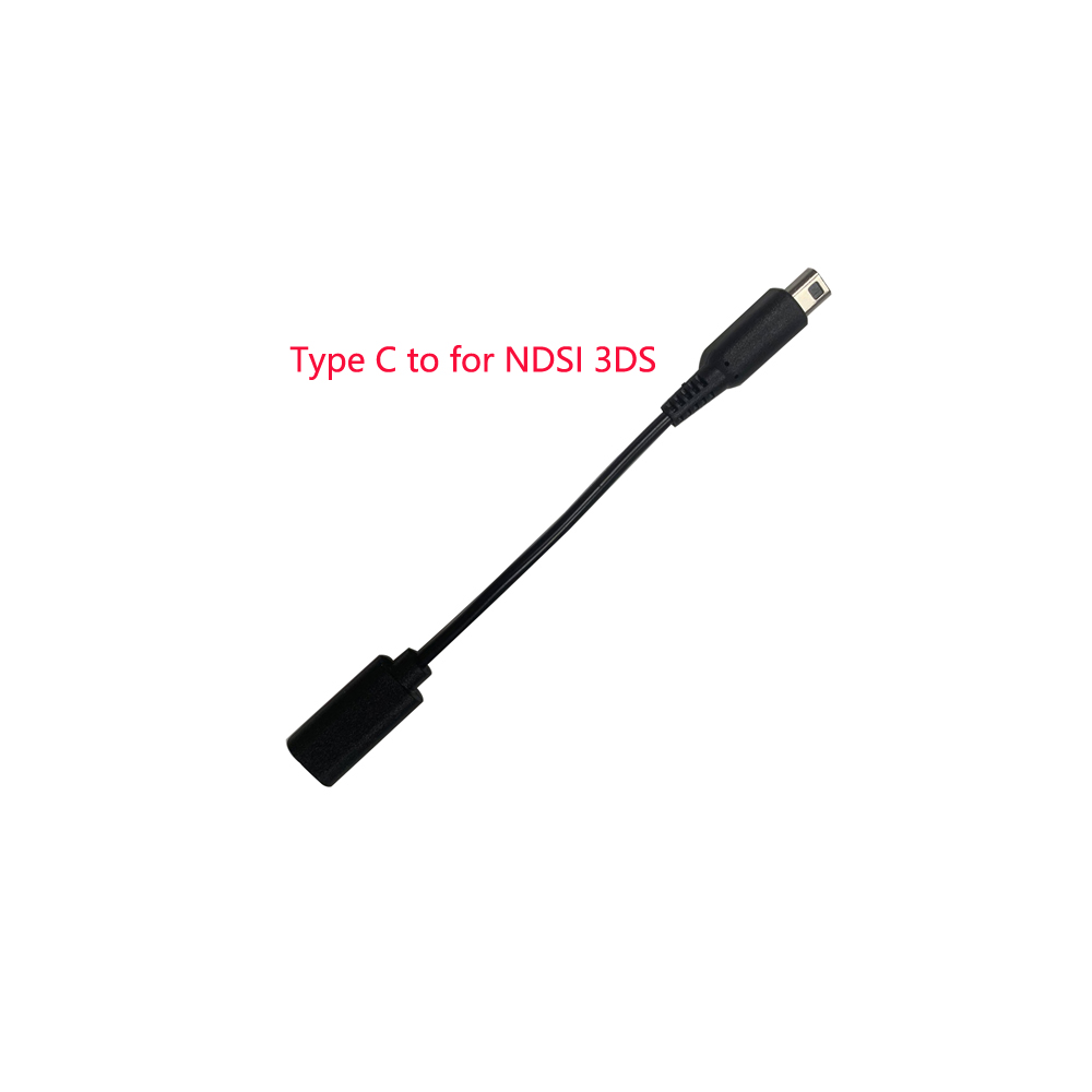 USB C  Charger Cable  Cord Wire  Type C to for NDSI 3DS 2DS XL/LL New 3DSXL/3DSLL 2dsxl 2dsll Game Power Line
