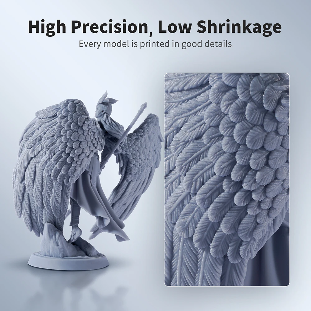 ANYCUBIC Water-Wash Resin For LCD 3D Printer High Precision Low Odor Low Viscosity 3D Printing Standard Photopolymer