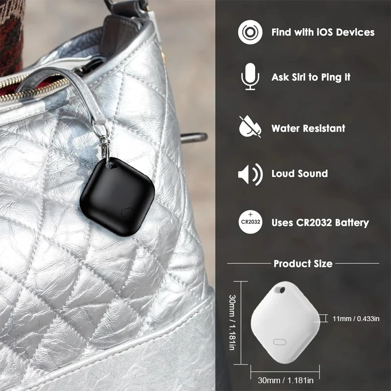 F2 สมาร์ทบลูทูธ GPS Tracker ทํางานร่วมกับค้นหา APP ITag Anti Lost Reminder อุปกรณ์ MFI Locator กุญแจรถสัตว์เลี้ยงเด็ก Finder