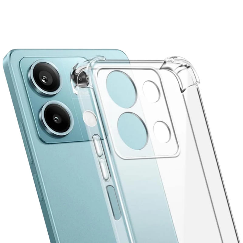 耐衝撃シリコンケース Xiaomi Redmi 注 13 12 12S 12T 11 11T 11S 10 10S プロプラス Pro + 4 グラム 5 グラムクリアソフト超薄型シェル