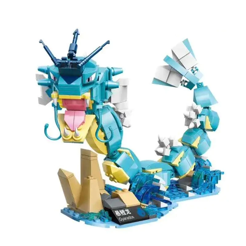 Pokemon อะนิเมะการ์ตูน Pikachu Bulbasaur Building Blocks อิฐชุดตุ๊กตาภาพยนตร์ชุดของเล่นเด็กสําหรับของขวัญเด็ก