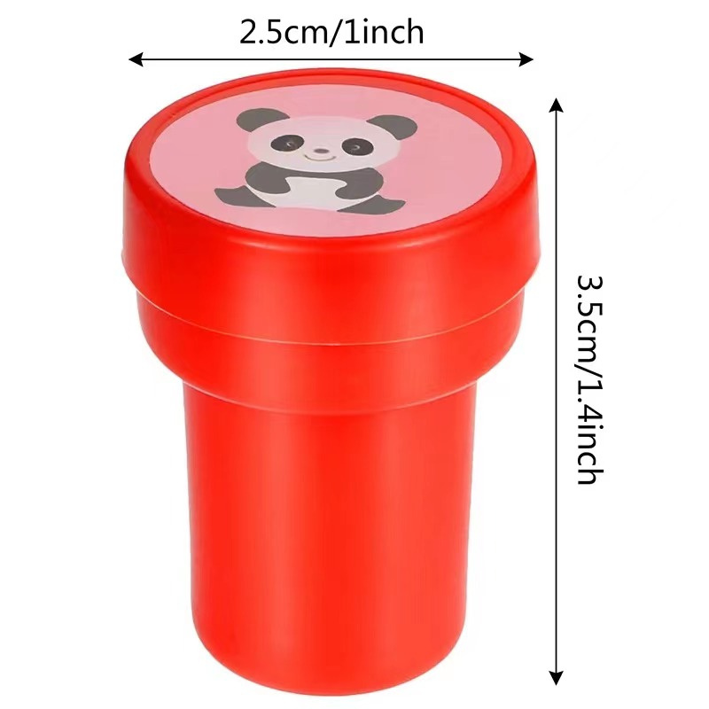 10pcs Assorted แสตมป์สําหรับเด็ก Self-Ink แสตมป์ของเล่นเด็กแสตมป์หน้ายิ้ม Seal Scrapbooking DIY ภาพวาด Photo Album Decor