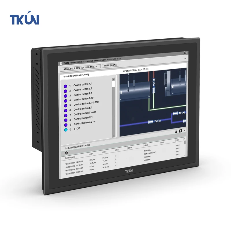 TKUN N121CC 12 Inch All-in-one Computer High and Low Temperature Resistant  Anti-Electromagnetic Interference Industrial  PC