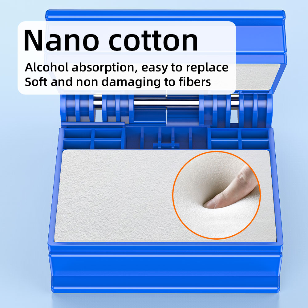 SAIVXIAN Fiber Optic Cleaning Cotton Fiber Optic Wipes Swabs Dust Removal Cleaning Tool With Empty Alcohol Bottles Set